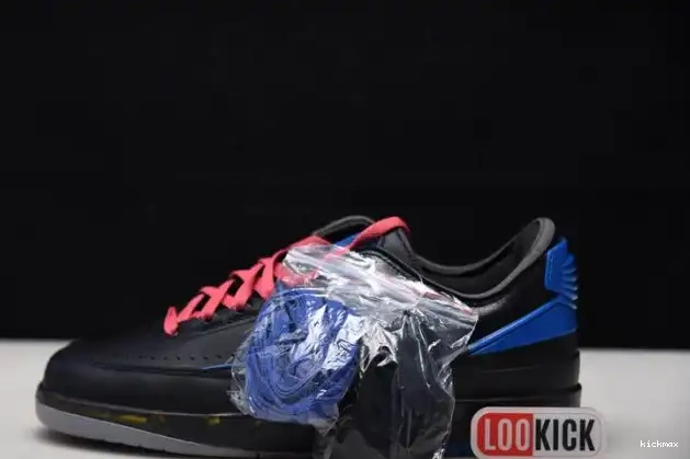 Rep MAX Blue SP Off-White Low Jordan Retro 2 DJ4375-004 Black 0322